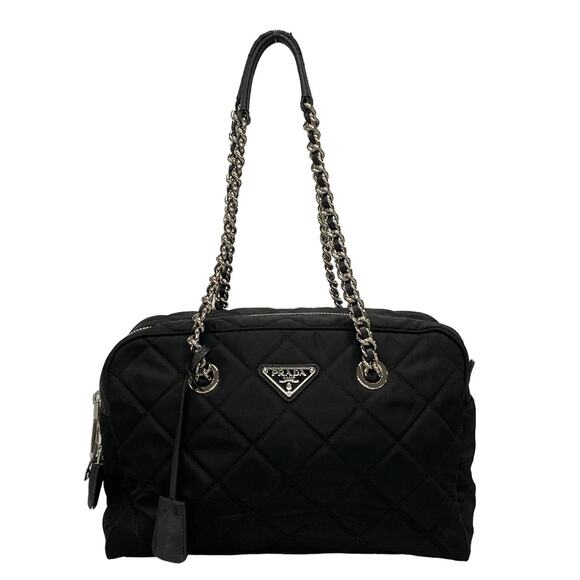PRADA Triangle Logo Shoulder Bag 1BB903 - Picture 1 of 16